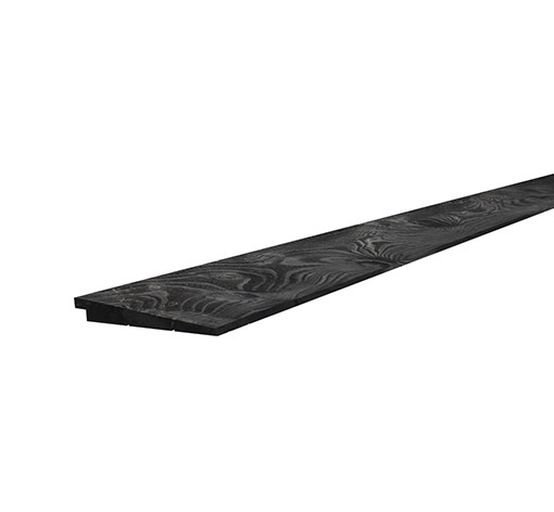 <BIG> <B> Rabais su&eacute;dois Douglas large 1,1-2,7 x 19,5 x 300 cm, peint en noir. </B> </BIG>
