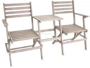 <BIG><B>New York hardhouten opvouwbare têtê-à-têtê</B></BIG>
