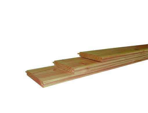 <BIG> <B> Planche de toit rabot&eacute;e Douglas 1,6 x 11,6 x 300 cm, impr&eacute;gn&eacute;e de vert. </B> </BIG>