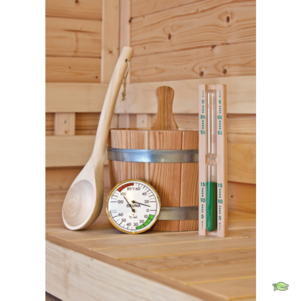 <BIG><B>Ensemble d'accessoires pour sauna</B></BIG>