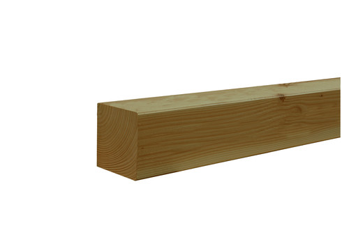 <BIG> <B> Poteau rabot&eacute; Douglas 6,5 x 6,5 x 300 cm, vert impr&eacute;gn&eacute;. </B> </BIG>