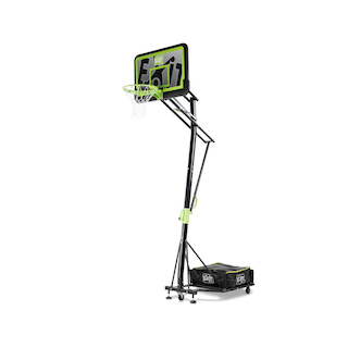 Panneau de basket portable EXIT Galaxy sur roulettes - &eacute;dition noire