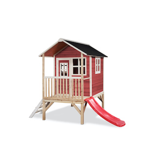 Maisonnette en bois EXIT Loft 300 - rouge