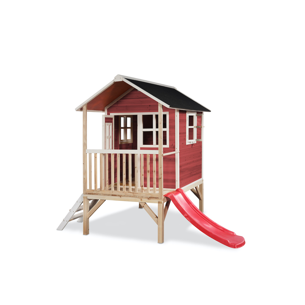 EXIT Loft 300 houten speelhuis - rood
