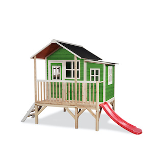 Maisonnette en bois EXIT Loft 350 - verte