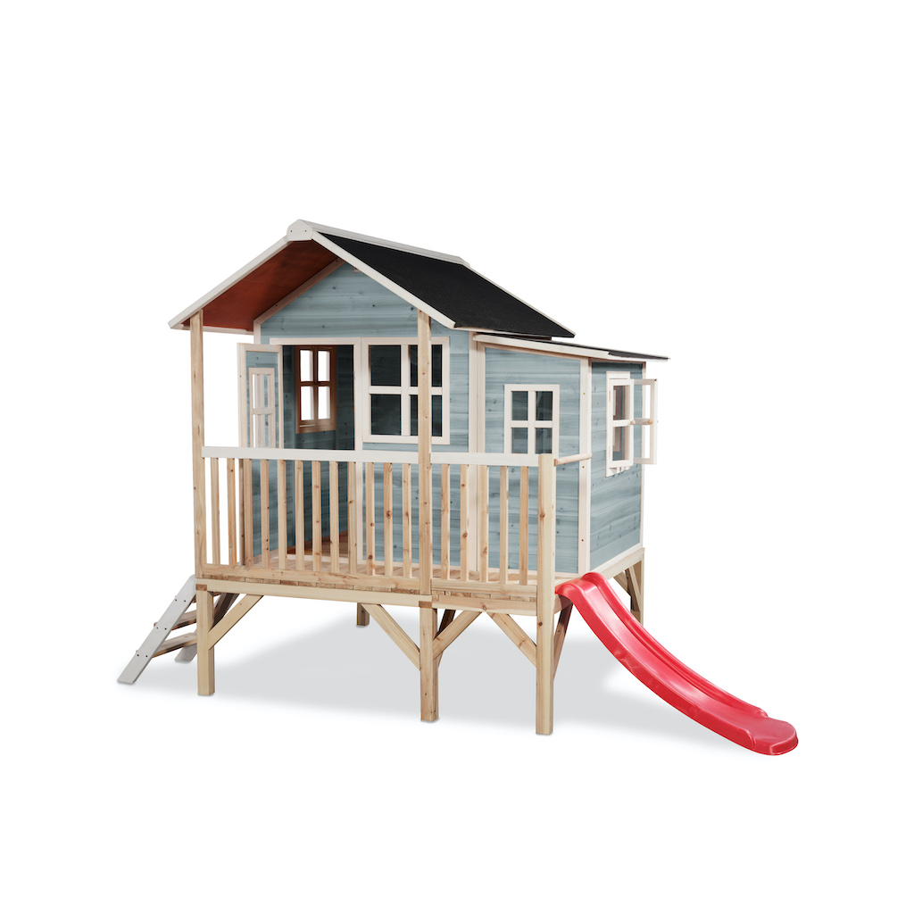 EXIT Loft 350 maisonnette en bois - bleu