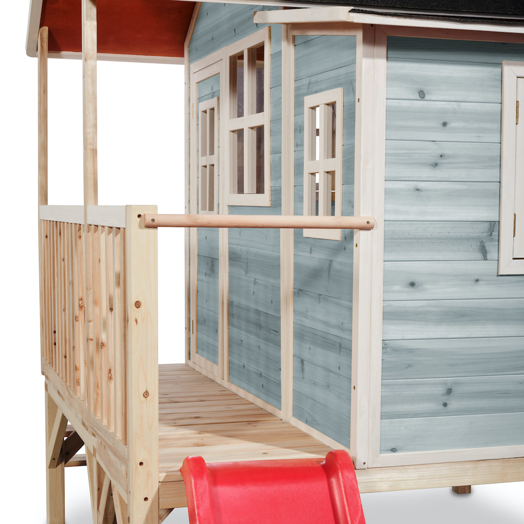EXIT Loft 350 maisonnette en bois - bleu