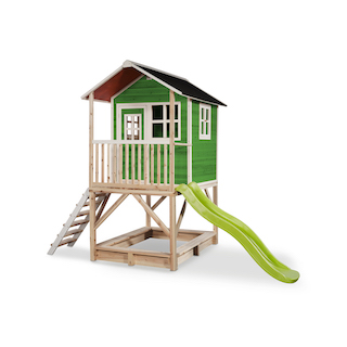 Maisonnette en bois EXIT Loft 500 - verte