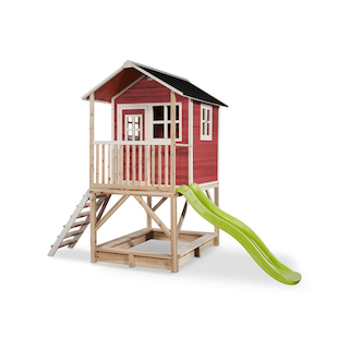 Maisonnette en bois EXIT Loft 500 - rouge