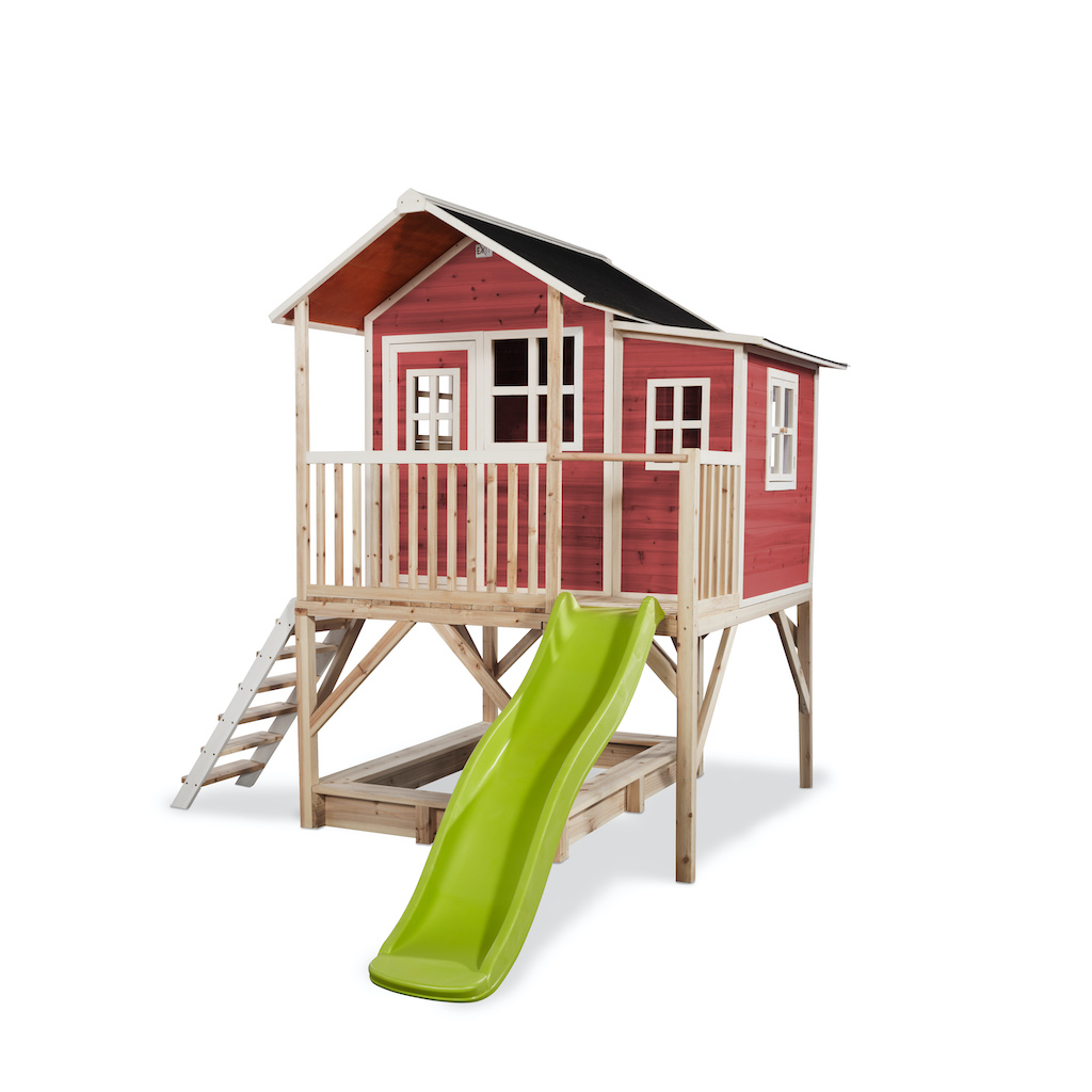 EXIT Loft 550 houten speelhuis - rood