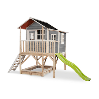 Maisonnette en bois EXIT Loft 550 - grise