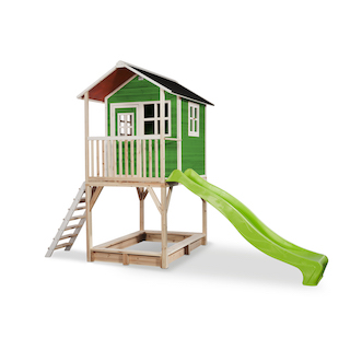 Maisonnette en bois EXIT Loft 700 - verte