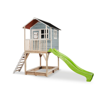 Maisonnette en bois EXIT Loft 700 bleu