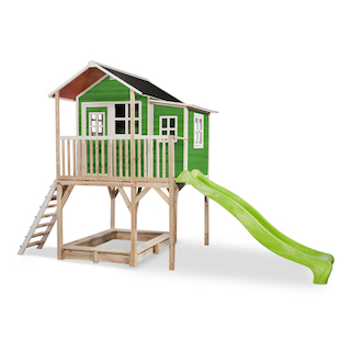 Maisonnette en bois EXIT Loft 750 - verte