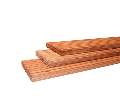 <BIG> <B> Platelage rabot&eacute; Douglas 2,4 x 13,8 x 500 cm, vert impr&eacute;gn&eacute;. </B> </BIG>