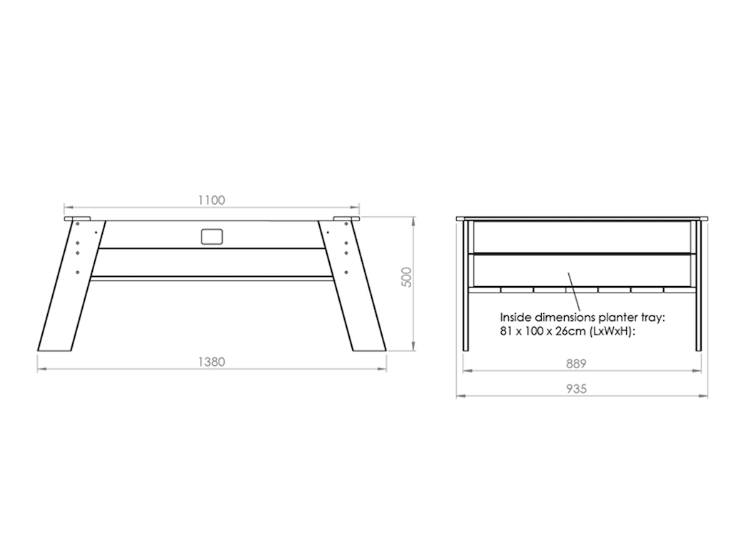 EXIT Aksent Sand table XL