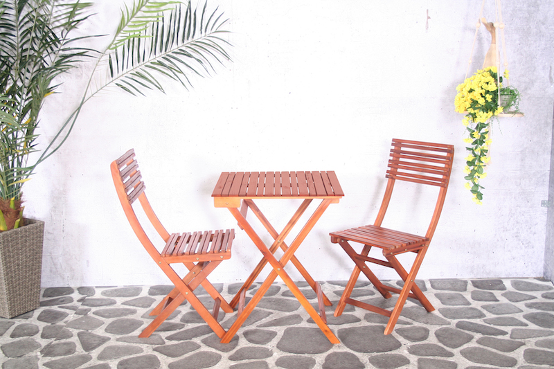 Ensemble de bistrot pliable St. Tropez