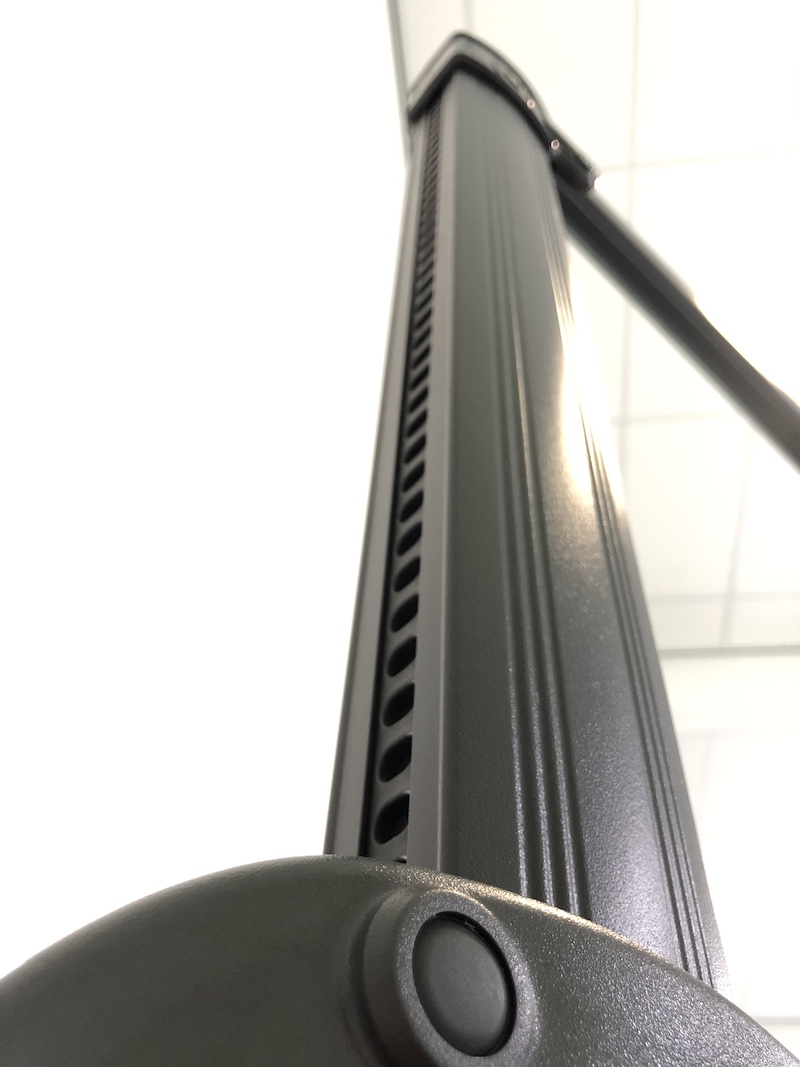 Parasol Bornéo 3x3 gris perle