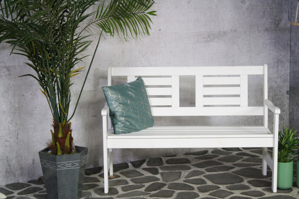 Canapé de jardin 2 places Amelie 120 cm blanc</B></BIG>