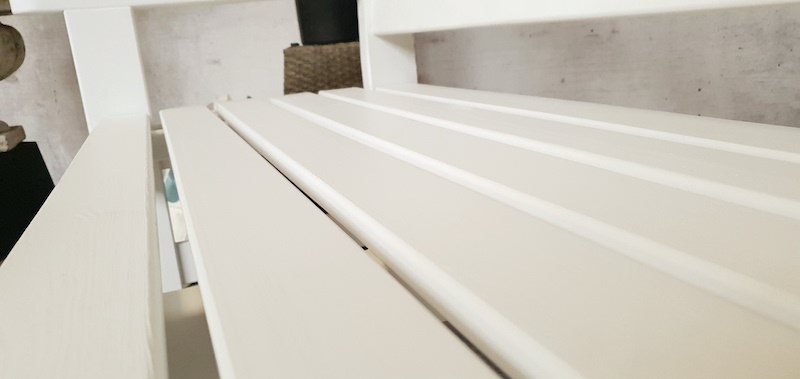 Banc de jardin 3 places Brittany blanc FSC 100%