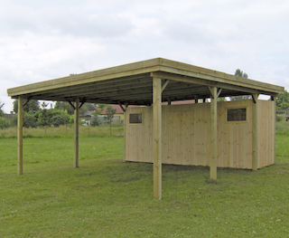Double carport XL | 600x670 cm