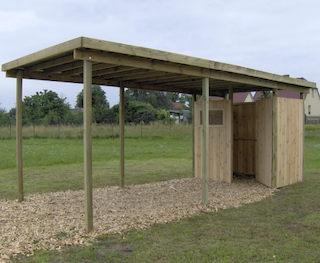 Abri voiture unique XL | 300x670 cm