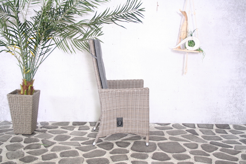 Chaise r&eacute;glable Casablanca avec coussin