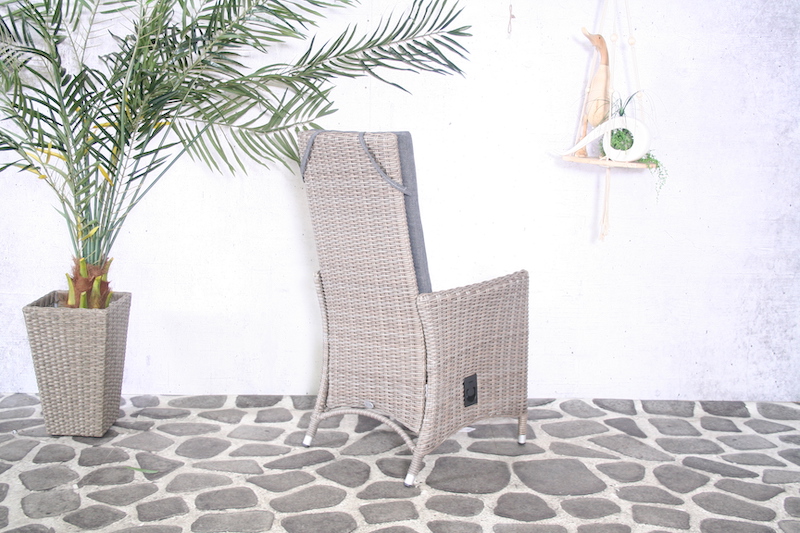 Chaise r&eacute;glable Casablanca avec coussin