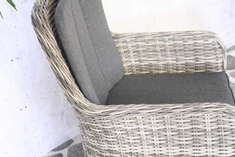 Chaise en osier Como gris