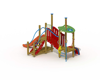 Ali Baba et les quarante voleurs (toboggan en acier inoxydable)