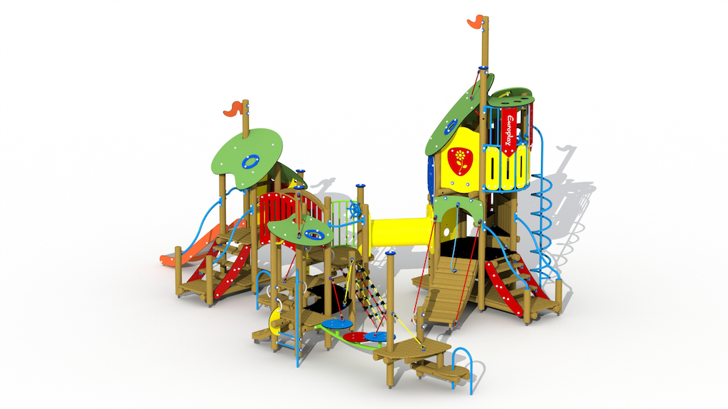 Le vilain petit canard (toboggan en acier inoxydable)