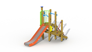 Peter Pan (glissi&egrave;re en acier inoxydable)