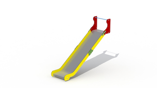 Glissi&egrave;re en acier inoxydable 1m (H: 2.02)