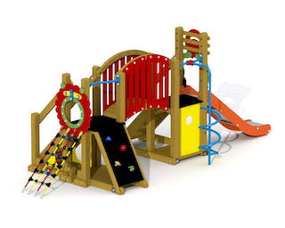 Mammoet (passerelle courbe, barre vitr&eacute;e en spirale)