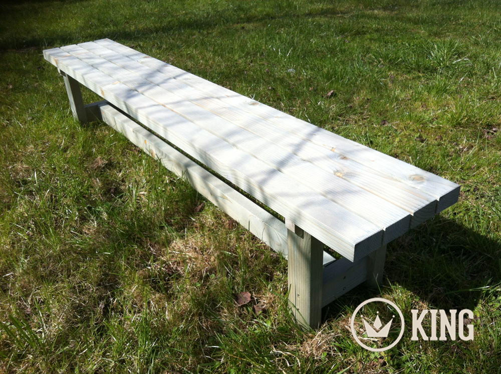 <BIG><B>KING ® Banc de jardin pour marmots 180cm</B></BIG>