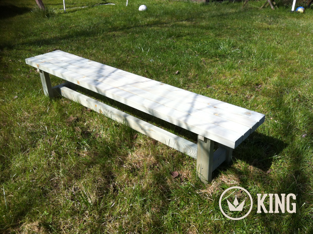 <BIG><B>KING ® Banc de jardin pour marmots 180cm</B></BIG>