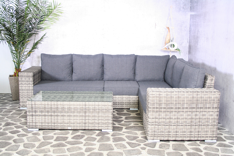 Ensemble d'angle en osier Newcaste