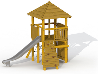 Tour de la tour (sans structure d'escalade)