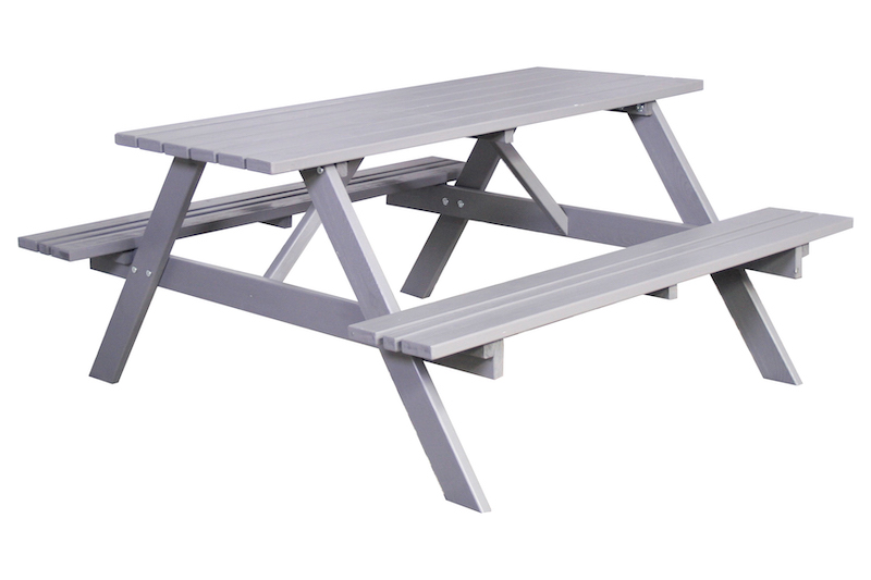 Table de pique-nique Remia gris 150cm FSC 100%