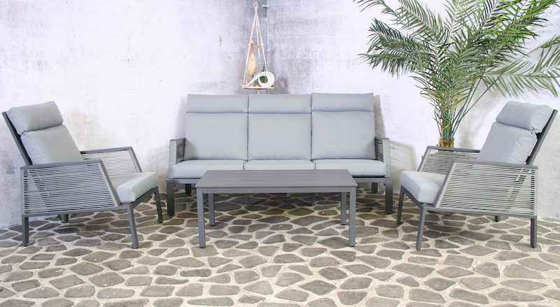 Ensemble de salon en aluminium Rio