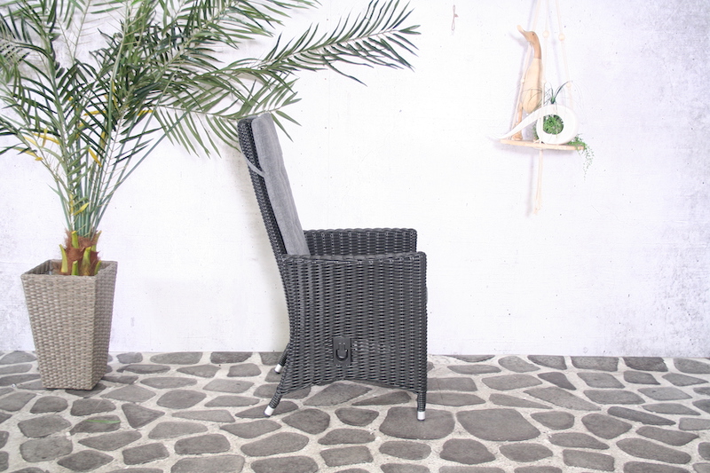 Chaise r&eacute;glable Ronny avec coussin