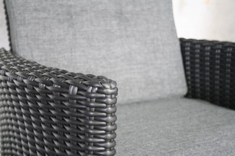 Chaise r&eacute;glable Ronny avec coussin