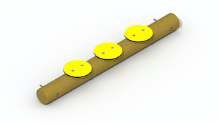 Poutre de si&egrave;ge avec 3 si&egrave;ges