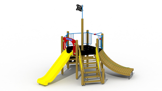 Starfish (toboggan en plastique)