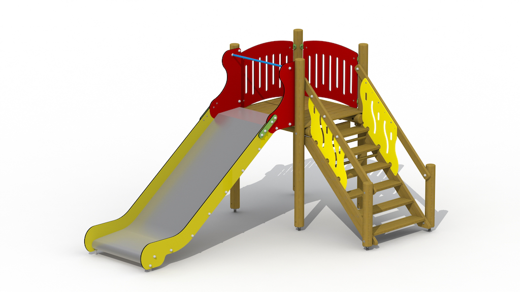 Tour de toboggan (toboggan Inox)