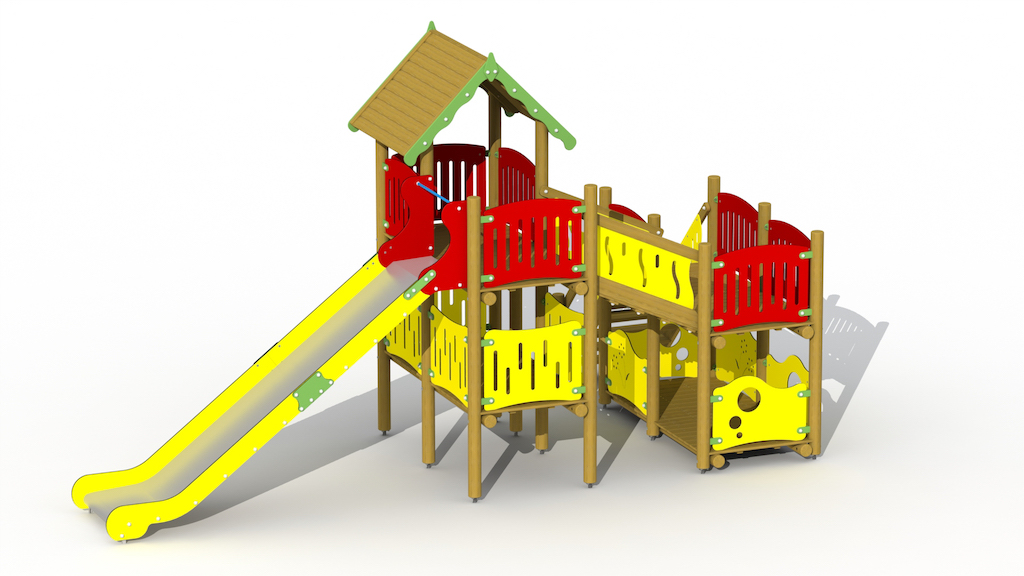 Ch&acirc;teau des pirates (toboggan High Inox)