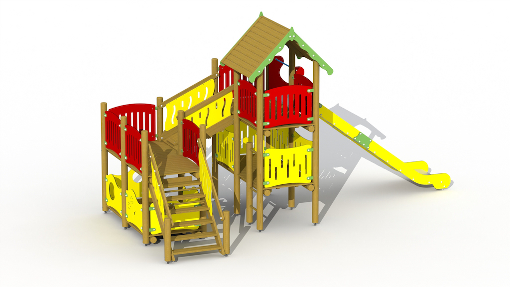 Ch&acirc;teau des pirates (toboggan High Inox)