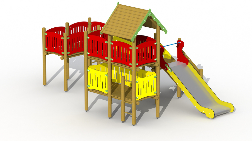 Château des Fées (toboggan Low Inox)