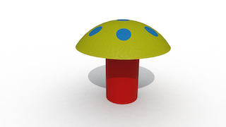 Champignon g&eacute;ant (mod&egrave;le bas)