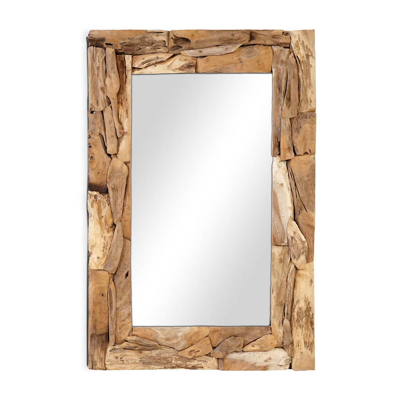 Miroir en teck 120 cm